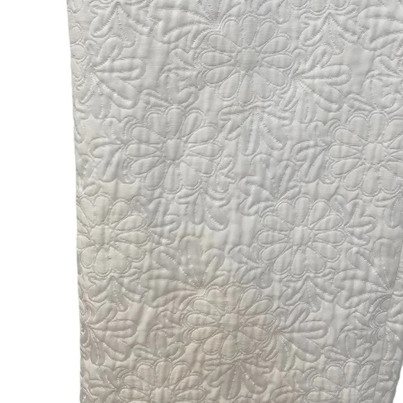 Dolce & Gabanna Womens Floral Embroidered White Cropped Pants Size IT 42 US 6 - Picture 8 of 11